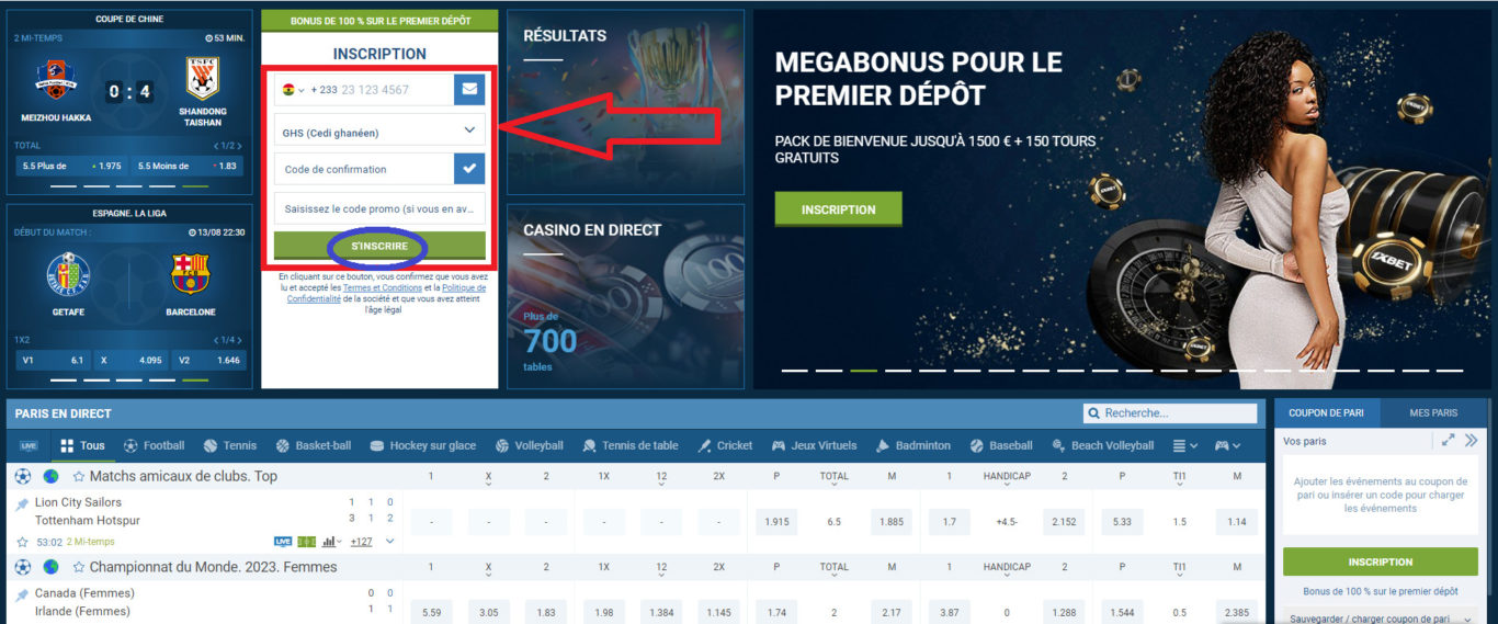 How to Create 1xBet Account